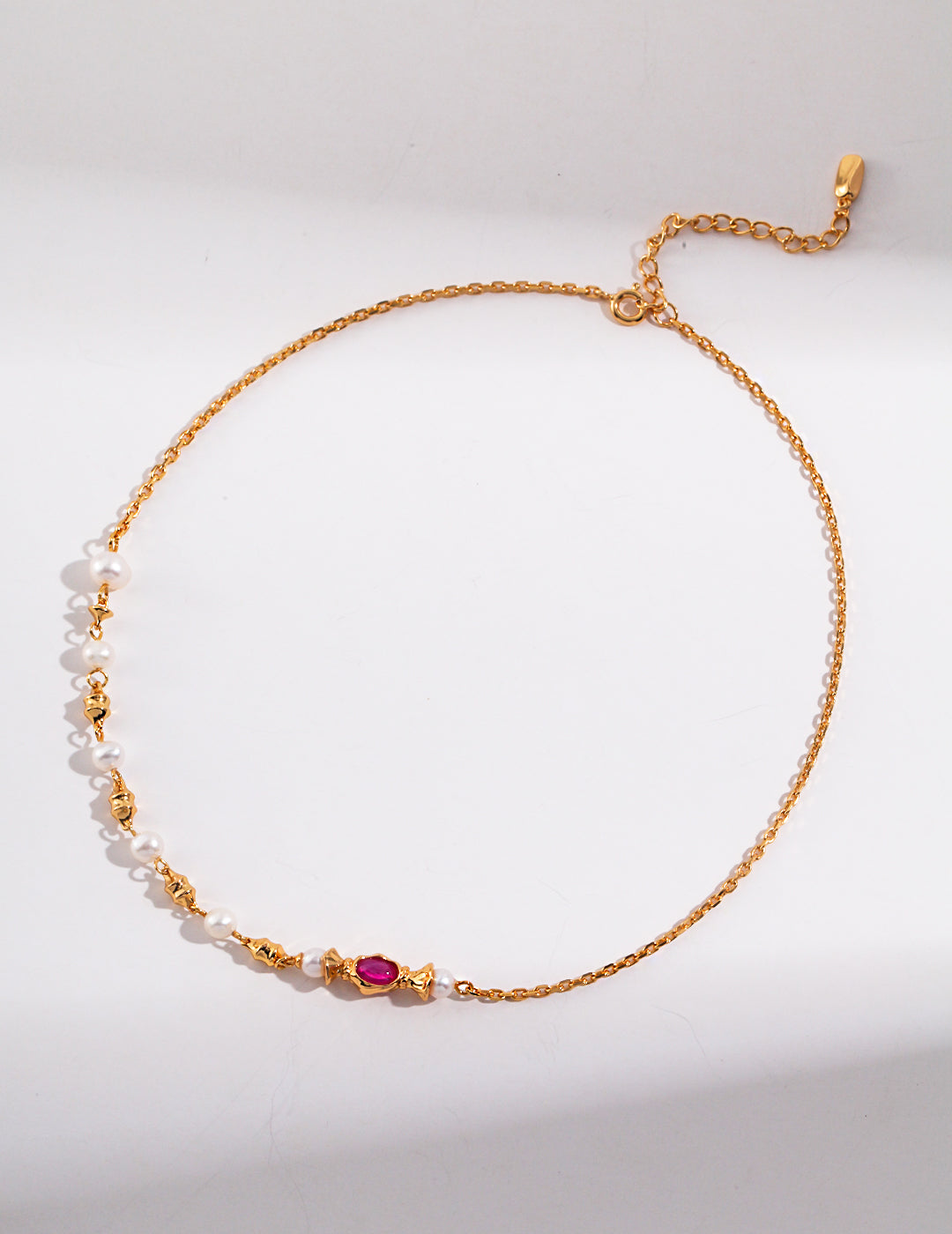Pearl Necklace with Zircon