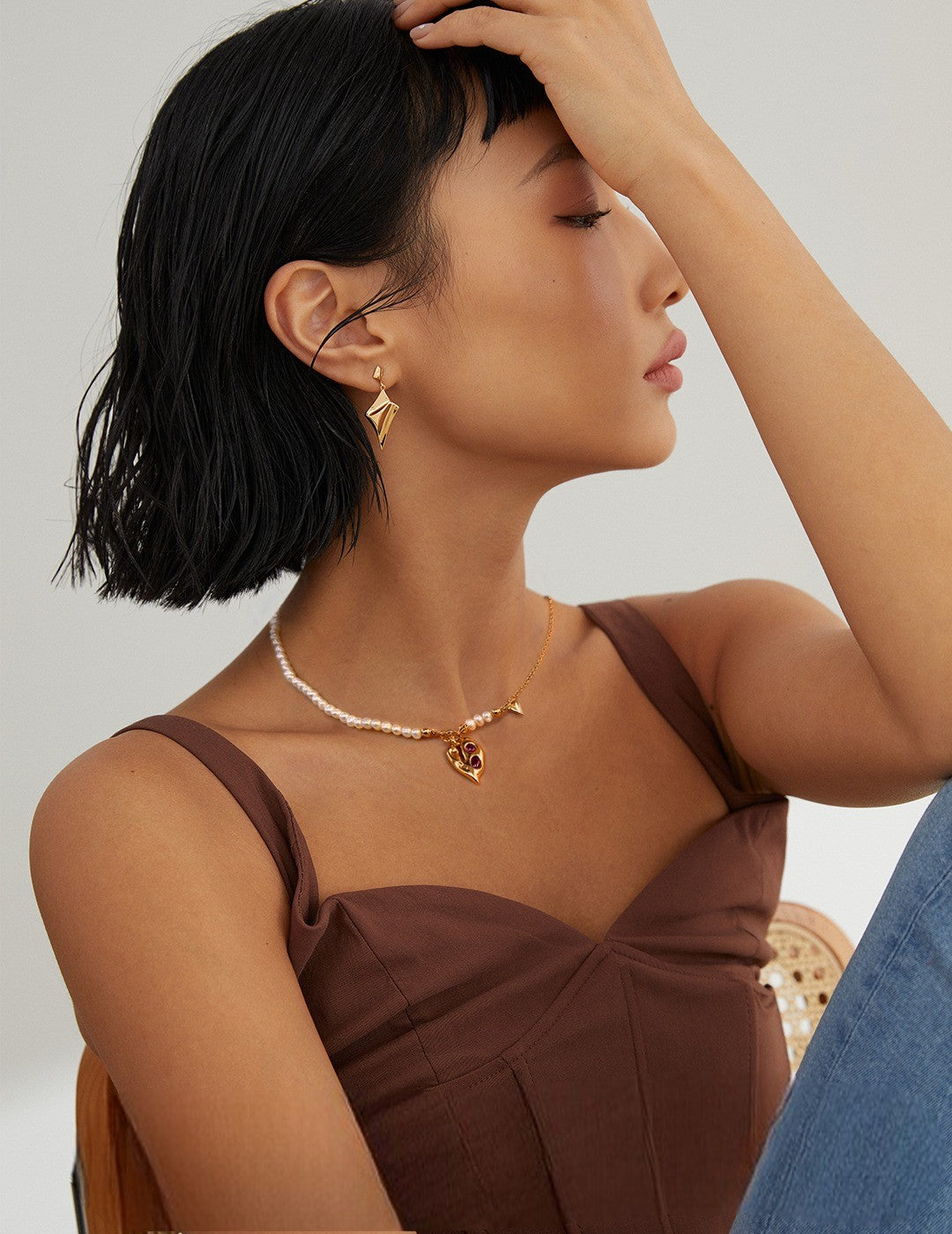 Elisa Pearl Necklace