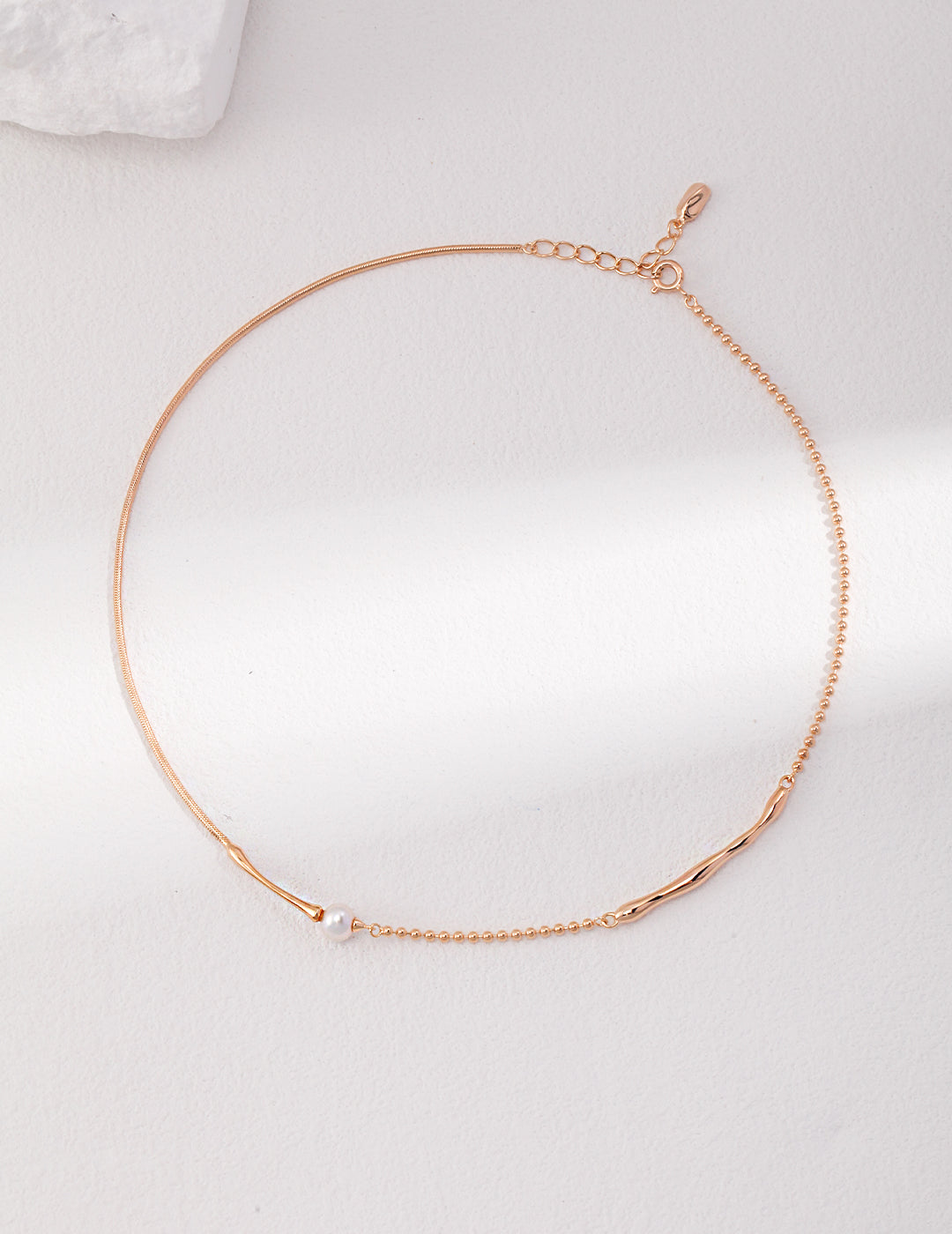 Keshi Flow Pearl Necklace
