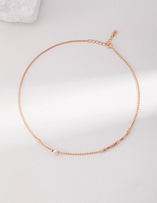 Keshi Flow Pearl Necklace